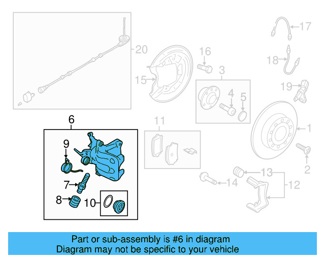 Disc Brake Caliper 5K0-615-423 - View 20