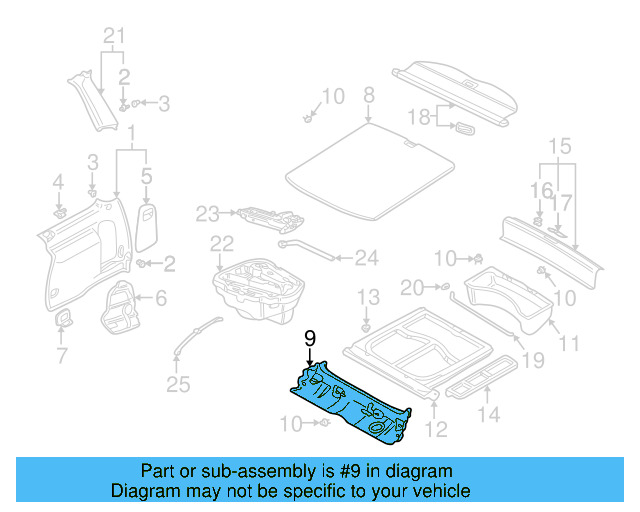 Tie Down Hook 1K0-864-203-C-2ZZ - View 33