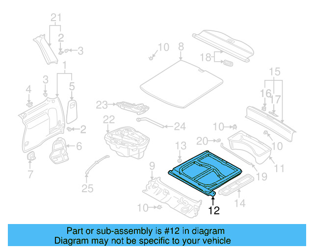 Storage Compartment 1J9-858-856-C-B41