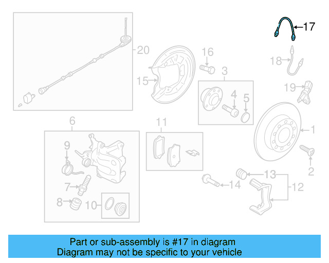 Brake Hydraulic Hose 1K0-611-775-D - View 24