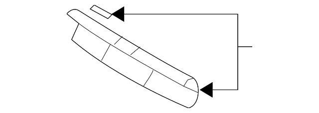 Rear Trim 3C5-863-459-D-9B9 - View 2
