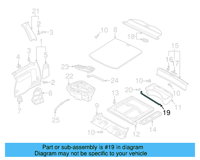 Support Rod 1J9-827-779-D - View 2