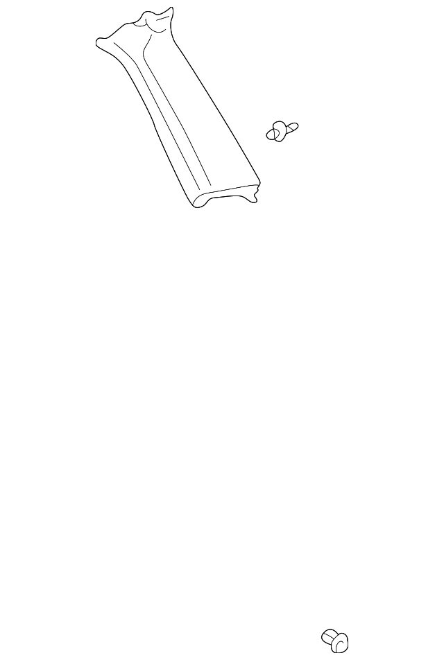 Pillar Trim 1J9-867-246-C-6K8 - View 2