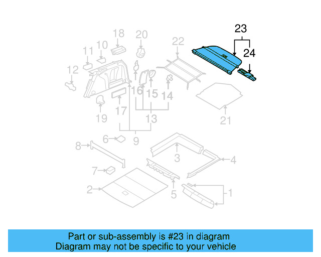 Tonneau Cover 3C9-867-871-J-45W - View 5