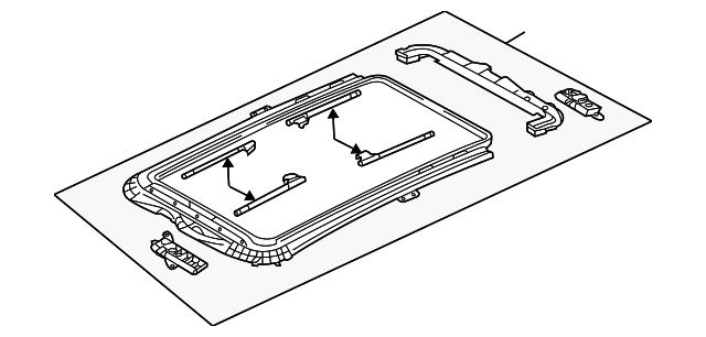 Sunroof Frame 1K5-877-049-A - View 8