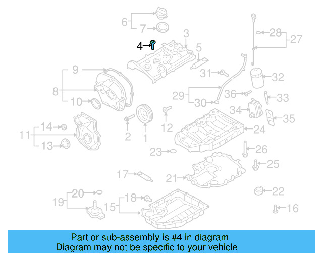 Cylinder Head Screw N-105-540-05 - View 37