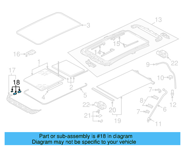 Deflector Mount Kit 8D5-898-671-A - View 4