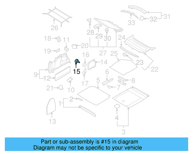 Knob 3C0-867-467-B41 - View 3