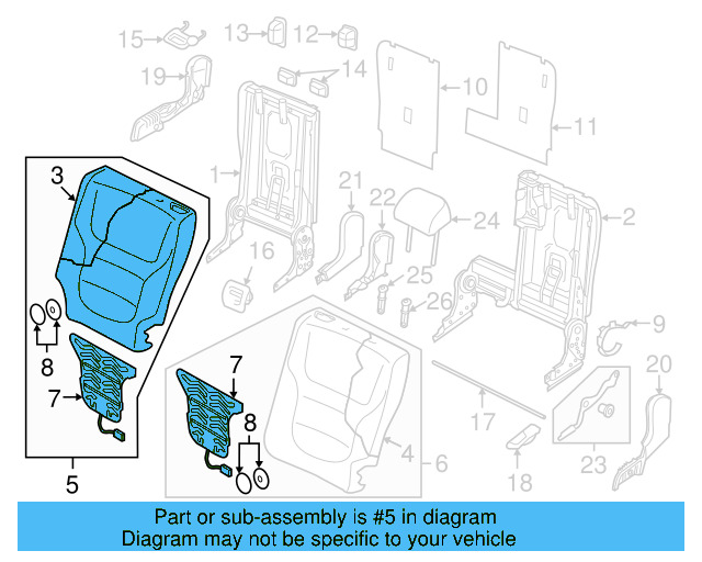 Seat Back Cover 7P6-885-806-JJ-Y0C - View 3