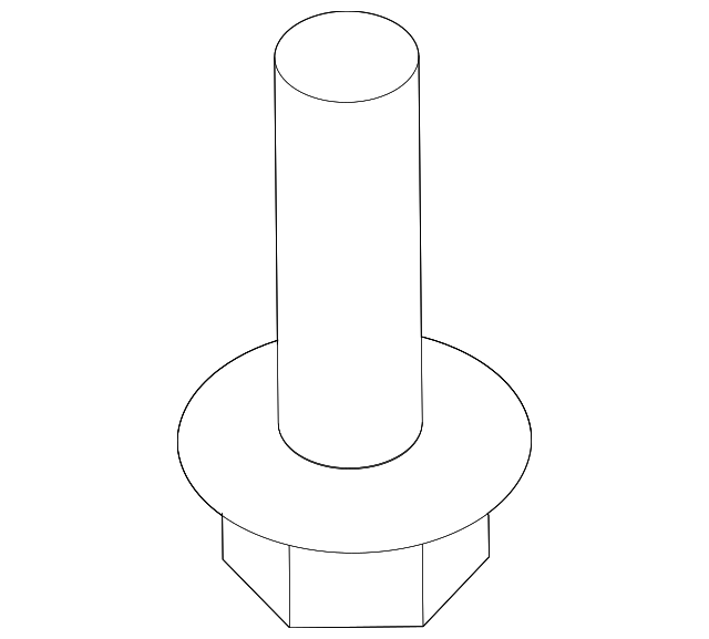 Timing Case Bolt N-910-967-02 - View 3