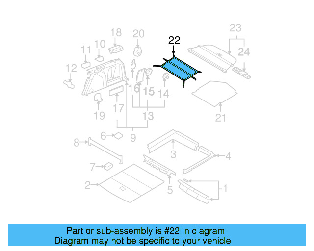 Cargo Net 3C0-867-689-A - View 2