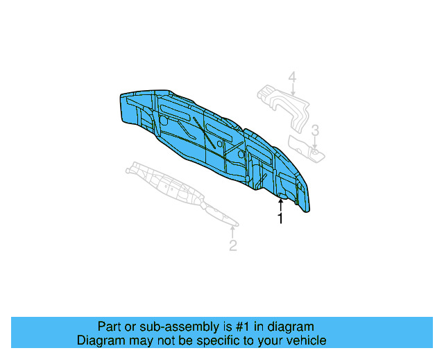 Rear Body Panel 1Y0-813-301-D - View 7