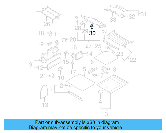 Pull Strap Cap 3C0-861-335 - View 3