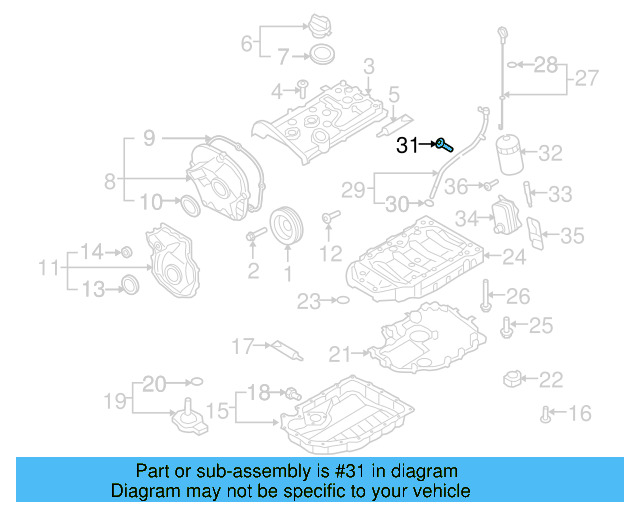 Door Mirror Housing Bolt N-101-961-03 - View 14