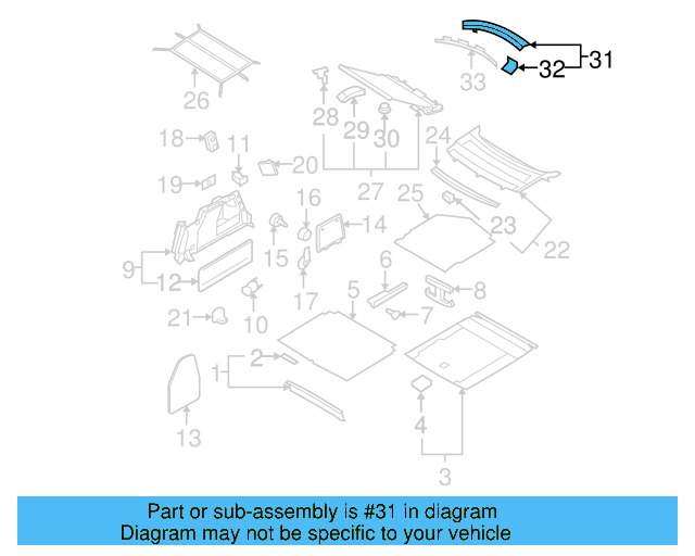 Corner Trim 3C5-864-305-D-Y20 - View 5