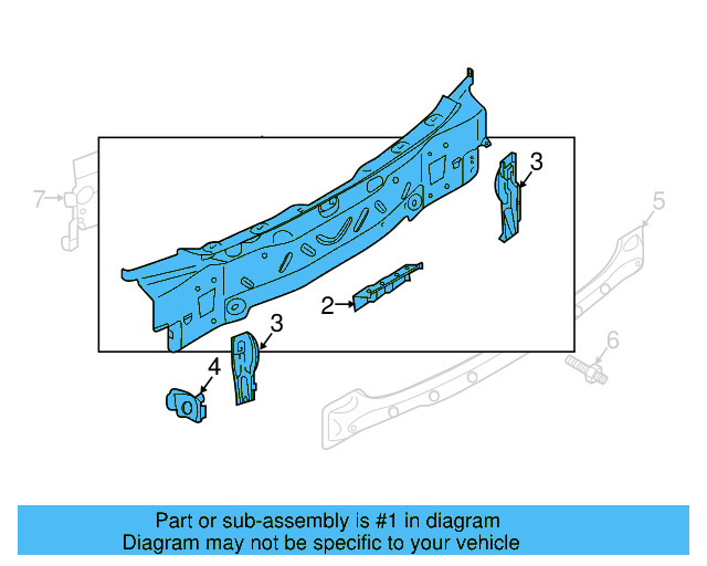 Rear Body Panel 5NL-813-301 - View 4