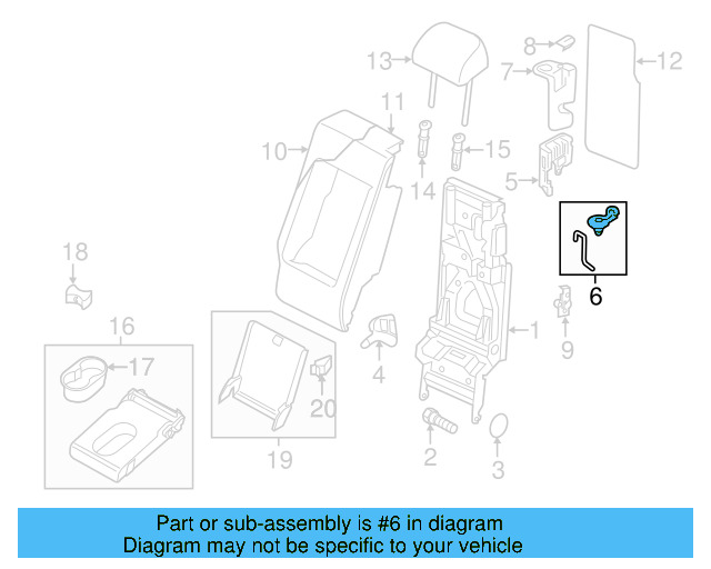 Holder 8R0-885-943-82V - View 8