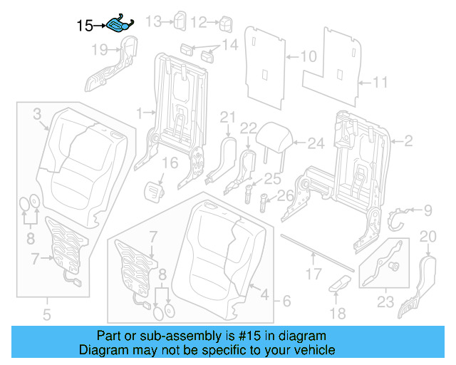 Child Seat Bracket 8R0-885-269