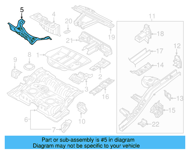Muffler Bracket 7L0-803-306-A - View 7