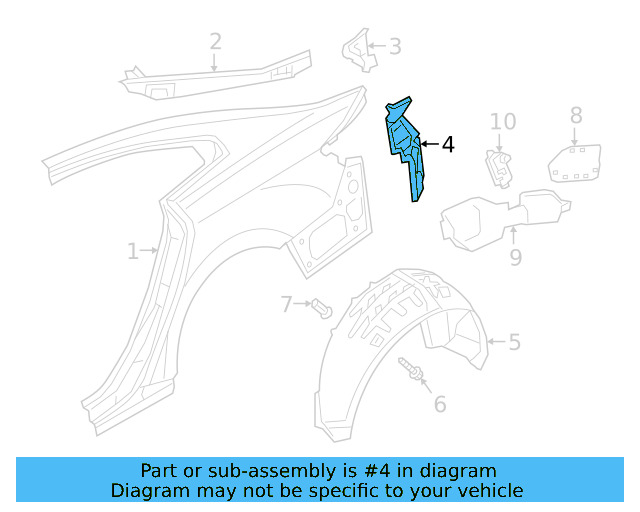 Tail Lamp Pocket 3G8-813-320