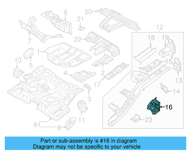 Rail Reinforced 7P0-803-699-A - View 5