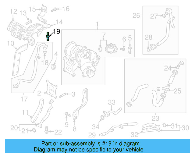 Oil Outlet Tube Bolt N-106-192-01 - View 13