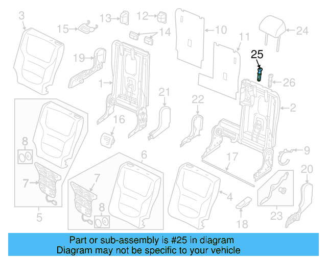 Headrest Guide 1K0-881-920-N-95T - View 7