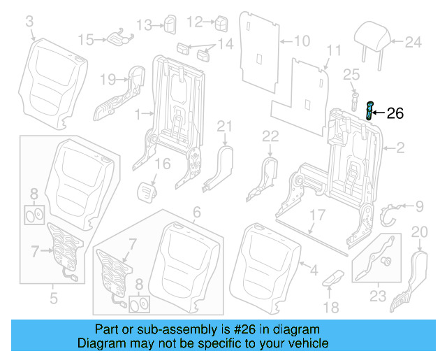 Headrest Guide 1K0-881-920-N-95T - View 8