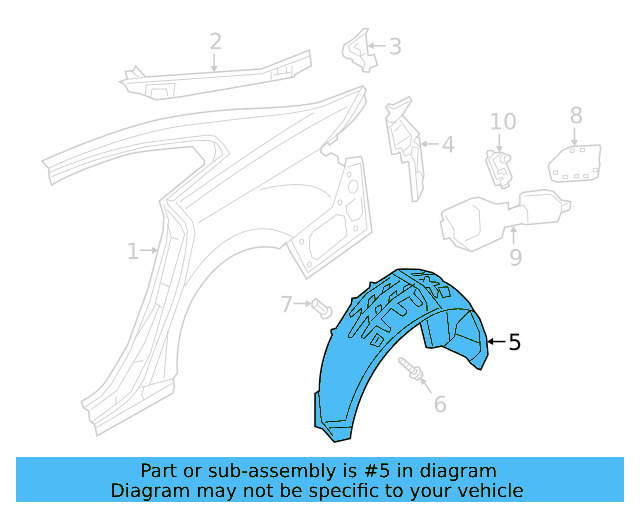 Wheelhouse Liner 3G8-810-972