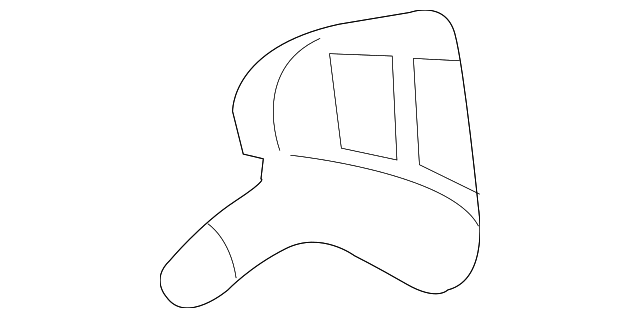 Seat Back Frame Cap 7P0-885-934-B-95T