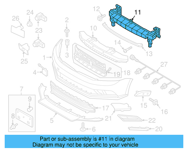 Impact Bar 5C6-807-109-H - View 2