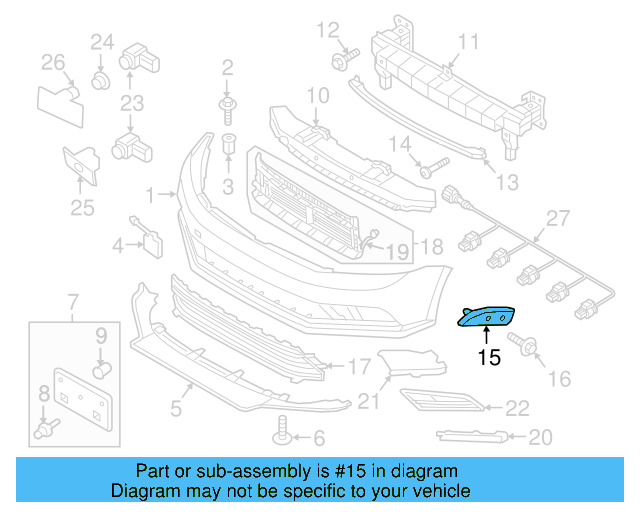 Side Retainer 5C6-807-184-A - View 13