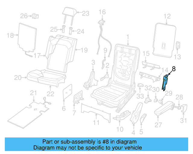 Rear Cover 3CN-885-787-82V