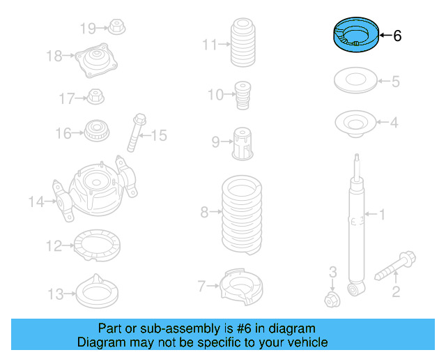 Stabilizer Link Nut N-104-029-04 - View 45