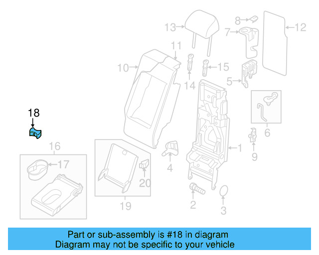 Cup Holder Insert 7P6-885-224-82V - View 4