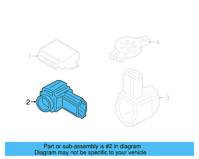Sensor (Unpainted) 5q0919275cgru - View 18