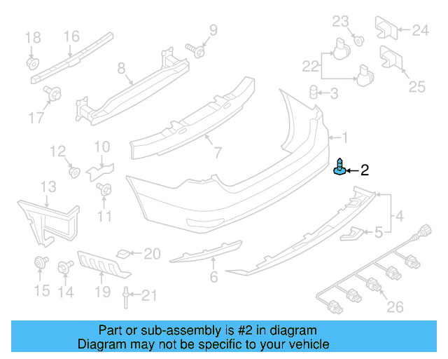 Sensor (Unpainted) 5q0919275bgru - View 12