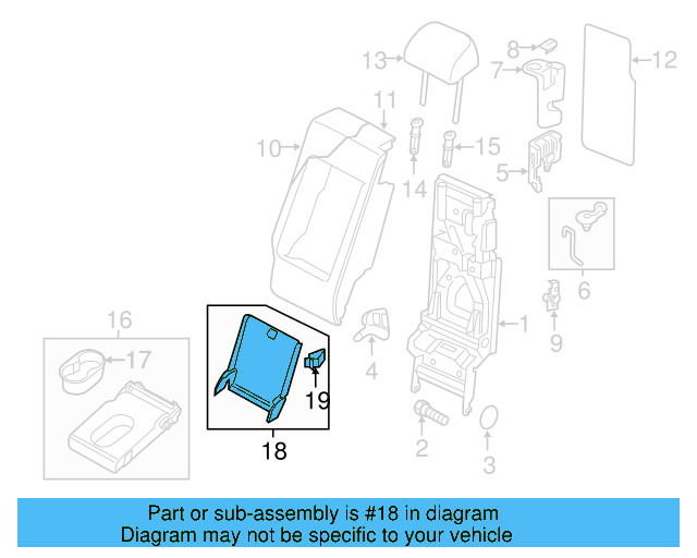 Armrest Cover 4L0-885-219-C-82V - View 6