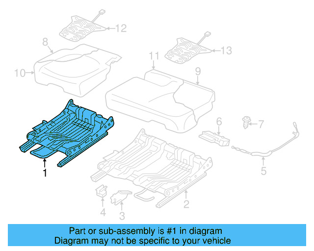 Cushion Frame 7P0-885-104-E - View 3