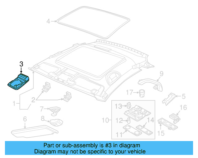 Storage Compartment 5C5-867-489-PX7