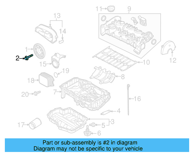 Vibration Damper Bolt N-912-044-01 - View 5