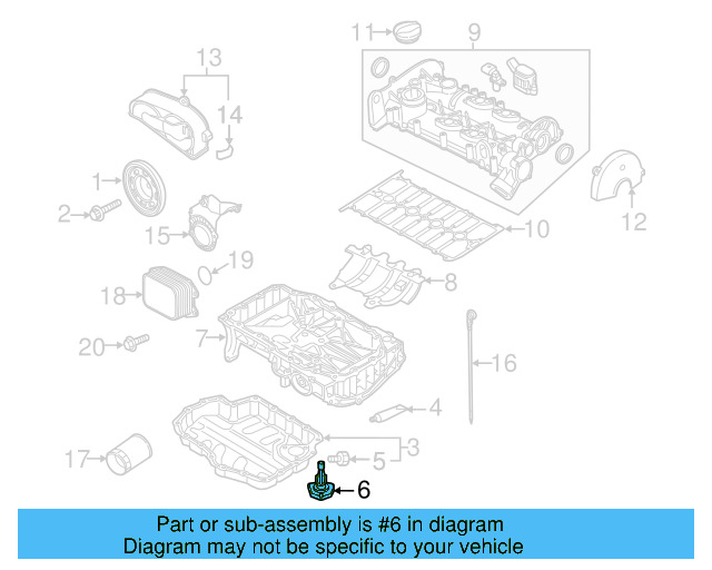 Level Sensor 03C-907-660-AA - View 16