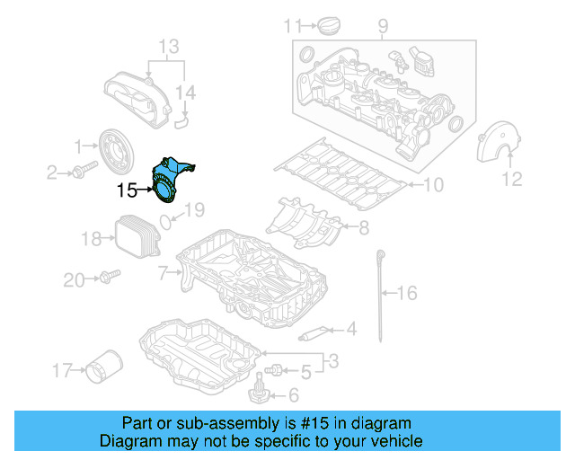 Lower Timing Cover 04E-109-175-D - View 4