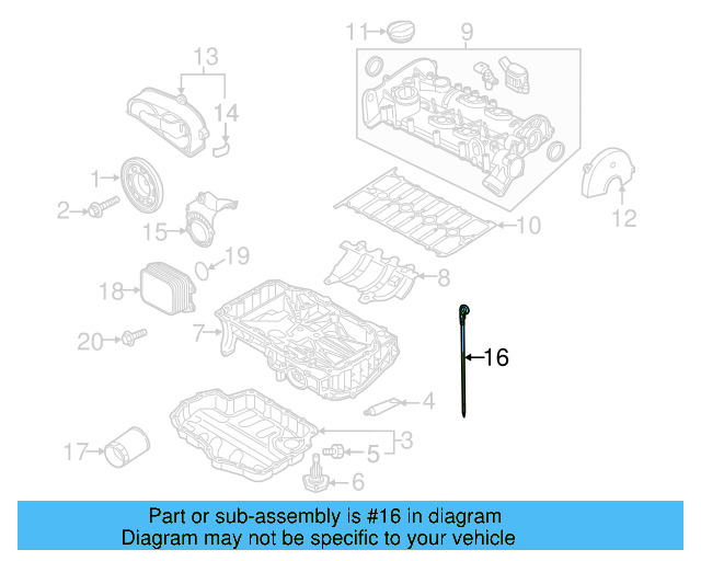 Dipstick 04E-115-611-AC - View 10
