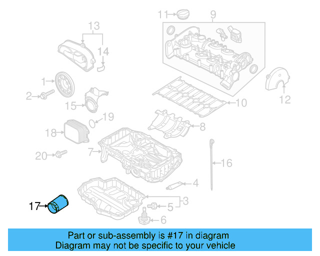 Oil Filter 04E-115-561-T - View 2