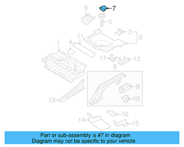Tow Eye Cap 1C0-803-663-B41 - View 7