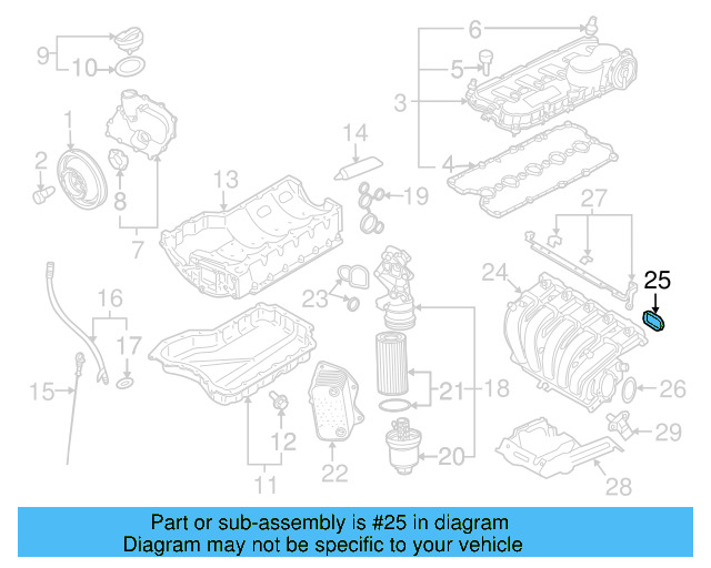 Manifold Gasket 07K-129-717-A - View 9