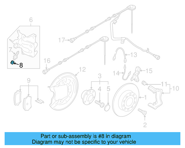 Bleeder Valve Dust Cap 211-611-483 - View 103