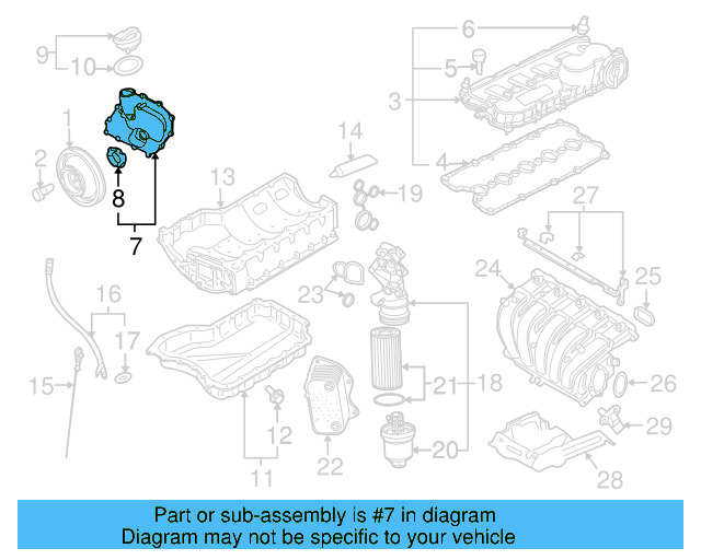 Filler Cap Gasket 036-115-111-B - View 81