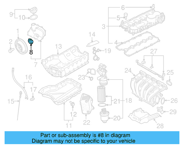 Engine Timing Cover Gasket N-900-411-02 - View 14